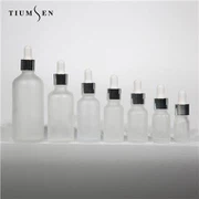 ড্রপার ক্যাপ সহ কাচের বোস্টন গোল বোতল