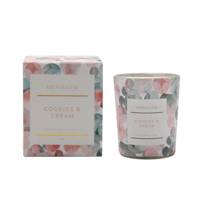 রঙিন কাচের মোমবাতির জার